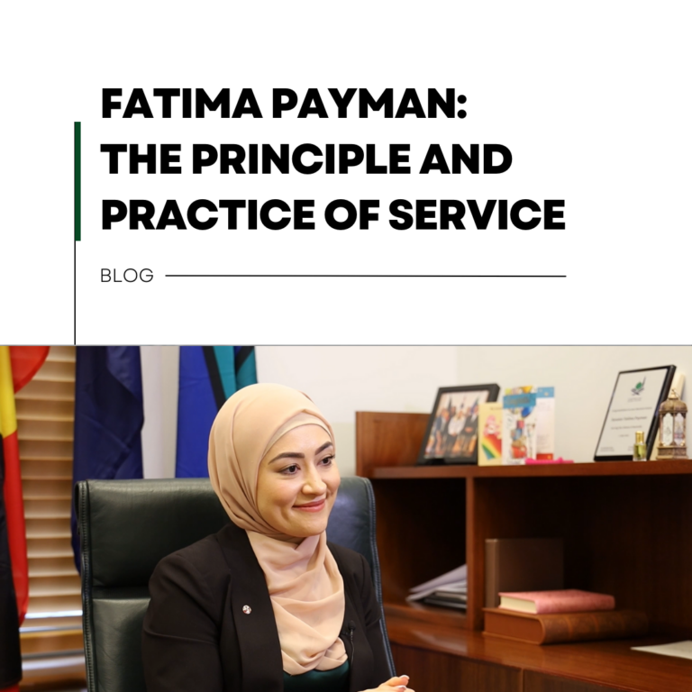 Fatima Payman: The Principle and Practice of Service