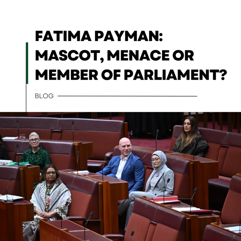 blog Fatima Payman: Mascot, Menace or Member of Parliament?
